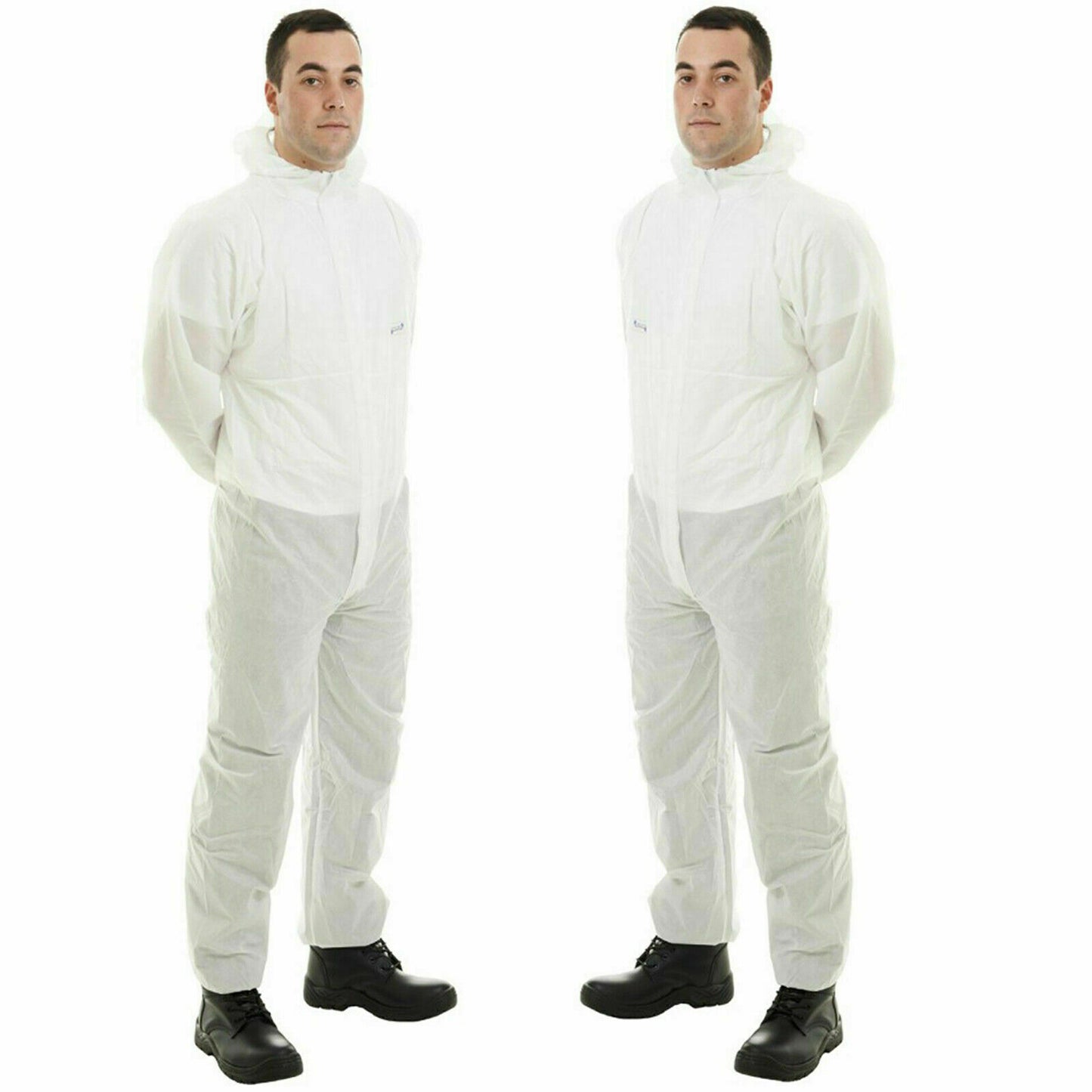 SUPERTEX SMS DISPOSABLE OVERALL SUIT HOOD PAINT SPRAYING COVERALL FOOD PROCESS
