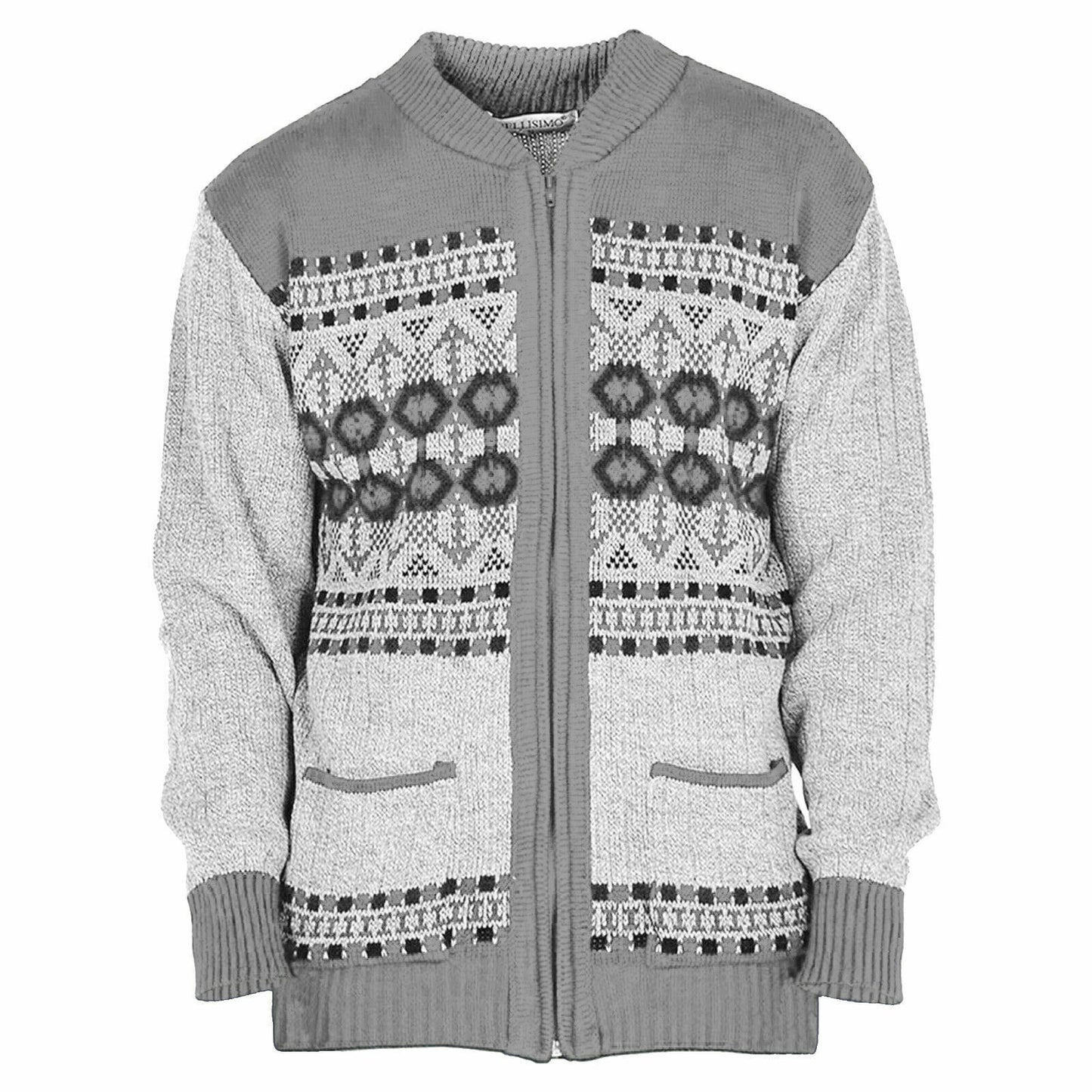 MENS CLASSIC CARDIGAN DESIGN ZIP THICK WARM SWEATER JUMPERS WINTER JUMPER