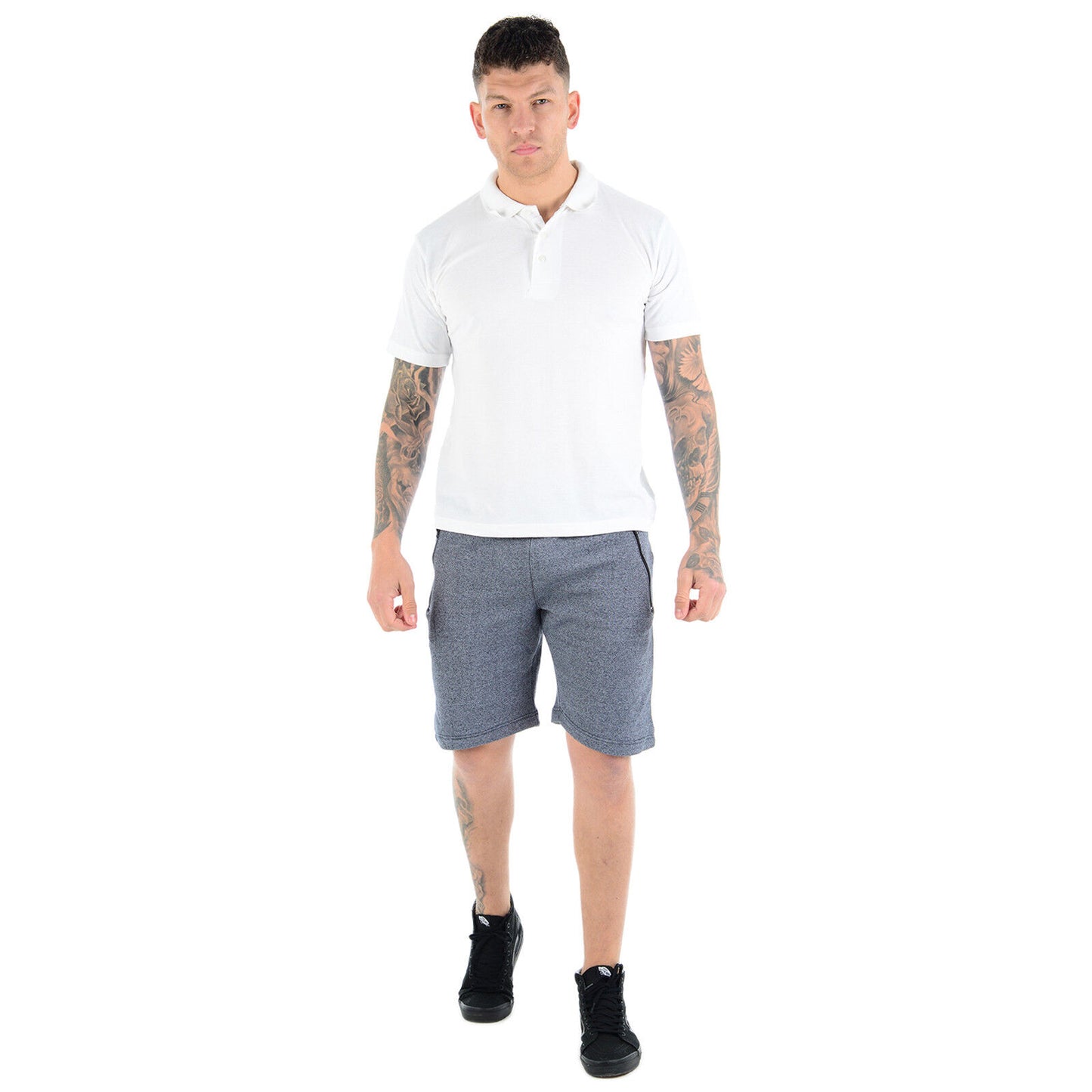 2 PACK MENS JOGGING SHORTS JERSEY FLEECE SWEAT BOTTOMS GYM RUNNING COMFY WORKOUT CASUAL SUMMER ACTIVEWEAR SHORTS