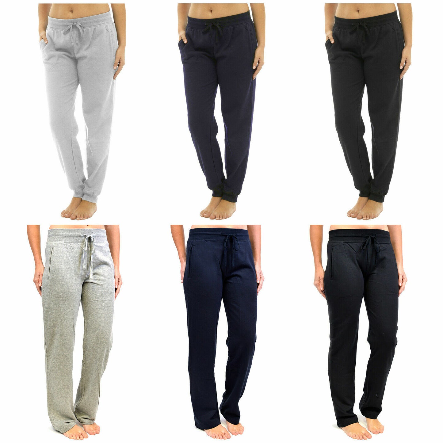 WOMENS YOGA JOGGERS CASUAL GYM JOG PANTS RUNNING WORKOUT BOTTOMS SOFT STRETCH HIGH WAIST FITNESS TROUSERS COMFY ACTIVEWEAR